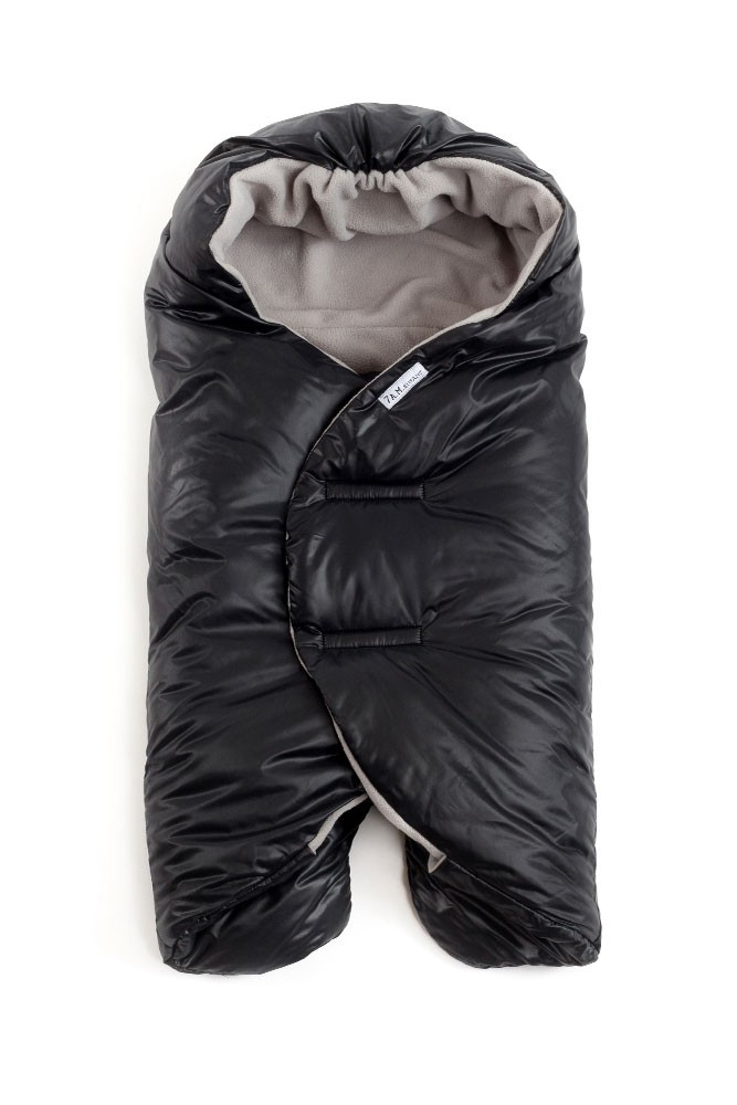 7 A.M. Enfant Nido Quilted Car-seat Baby Wrap - Small (Black)