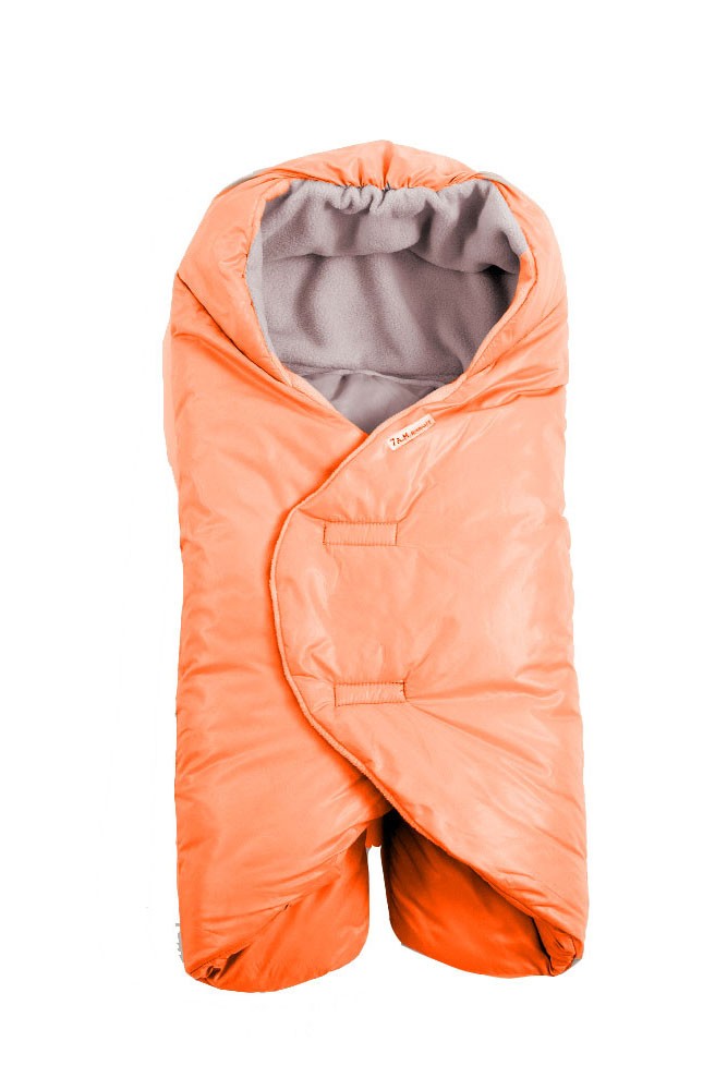 7 A.M. Enfant Nido Quilted Car-seat Baby Wrap - Small (Orange Peel)