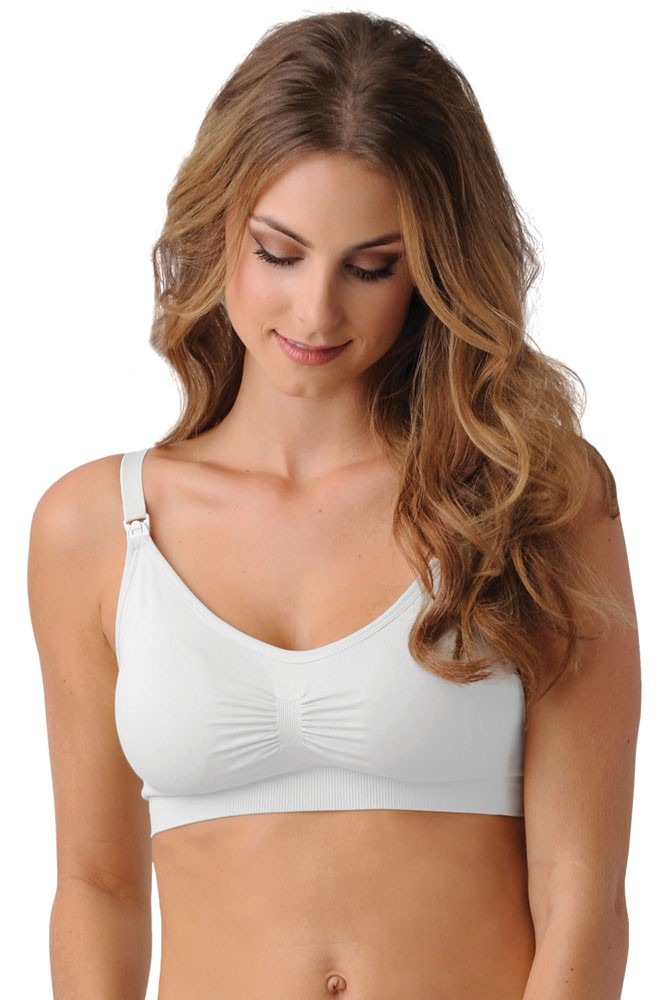 Bandita Nursing Bra with Removable Padding by Belly Bandit in White
