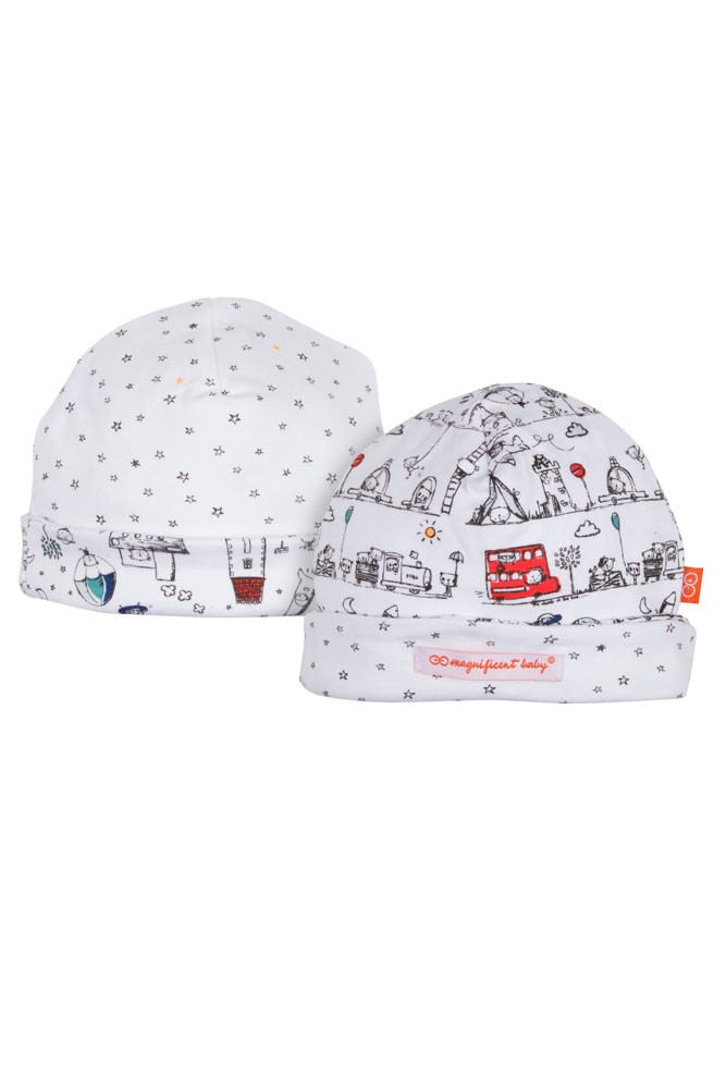 Magnetic Me™ by Magnificent Baby Cotton Reversible Cap (On the Go)