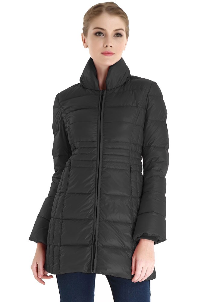 Bella 3-in-1 Down-Filled Mommy & Me Jacket by Spring Maternity (Black)