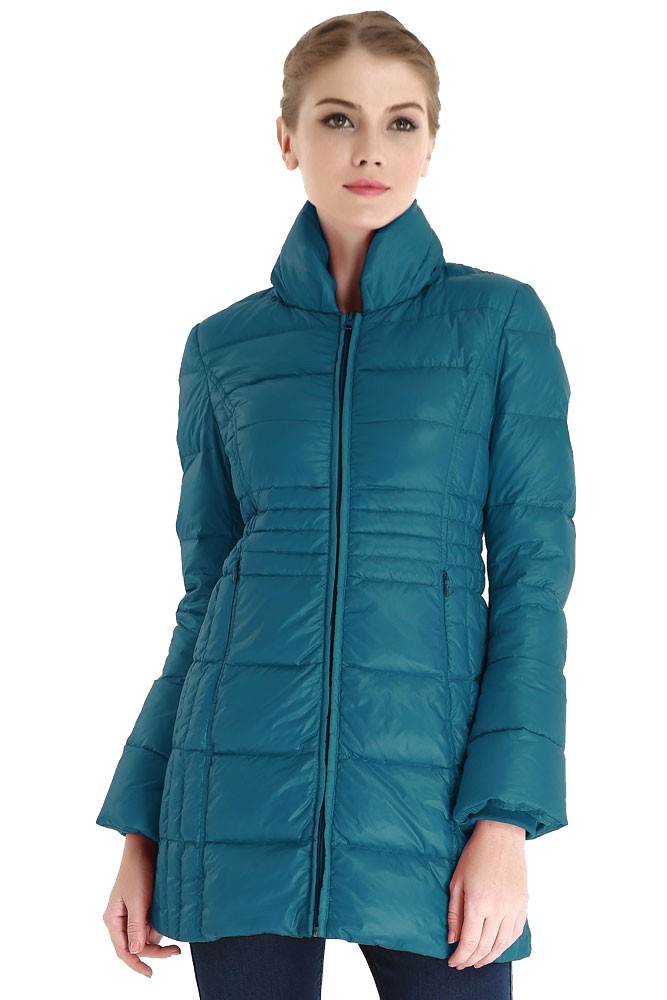 Bella 3-in-1 Down-Filled Mommy & Me Jacket by Spring Maternity (Teal)