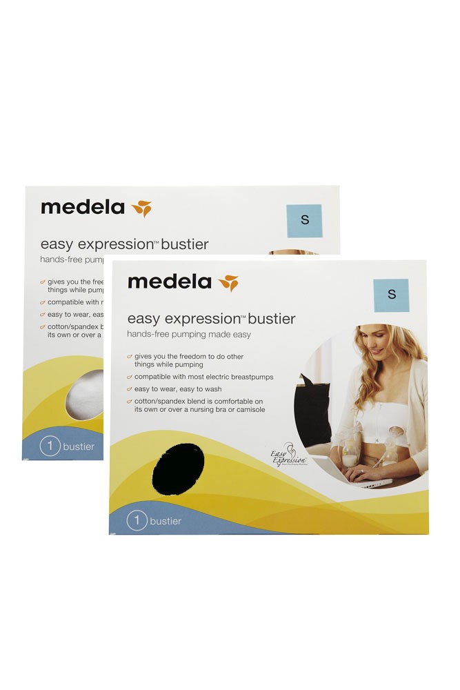 Medela Easy Expressions Bustier- 2-Pack (Black & White)