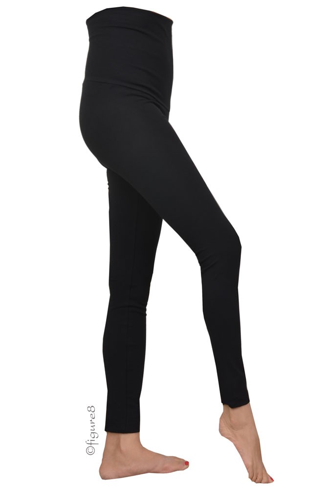 Must-Have Over-the-Belly Maternity Leggings (Black)
