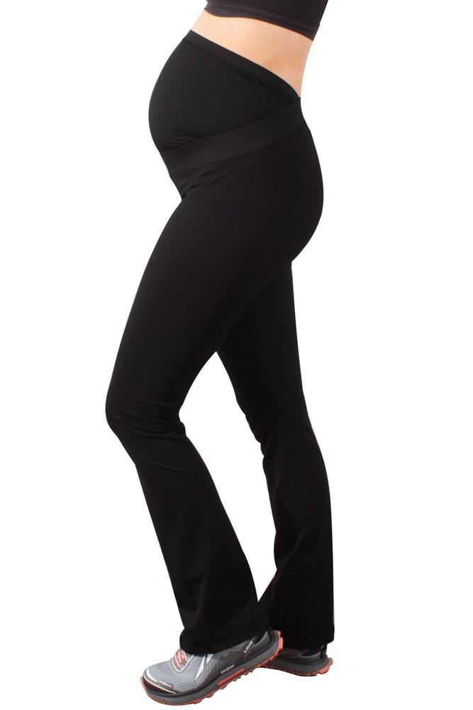 Ease Maternity Active Yoga Pant with Mumband Support (Black)