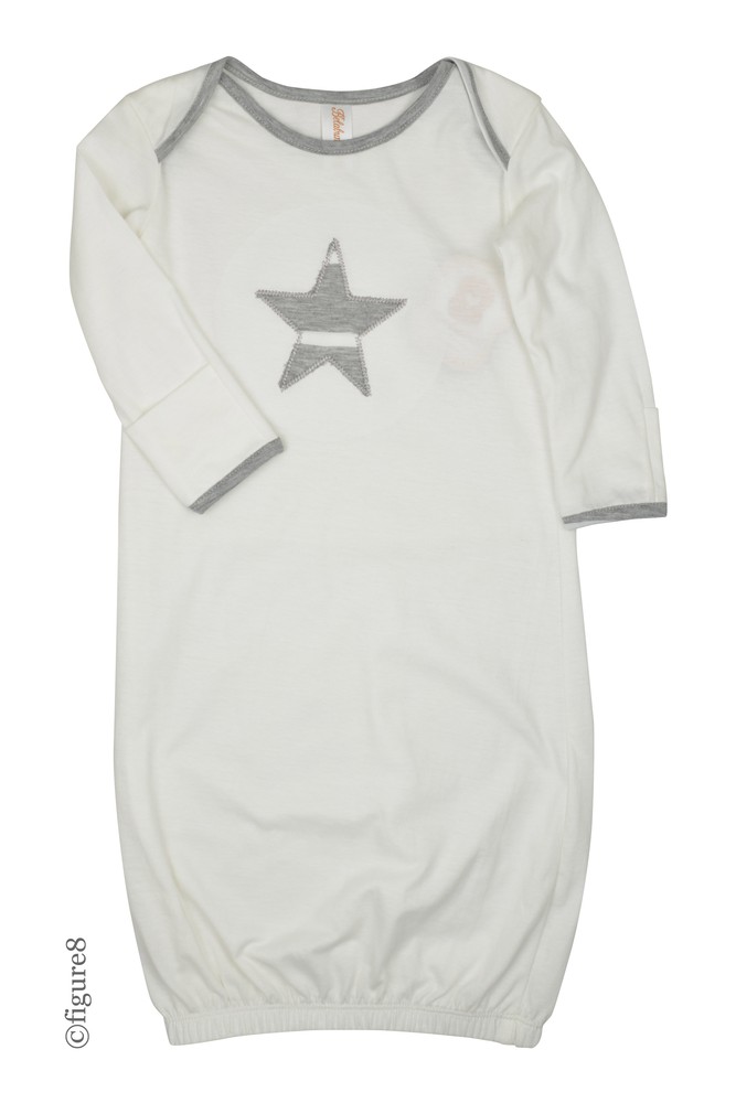 Belabumbum Baby Gown (Heather Star)