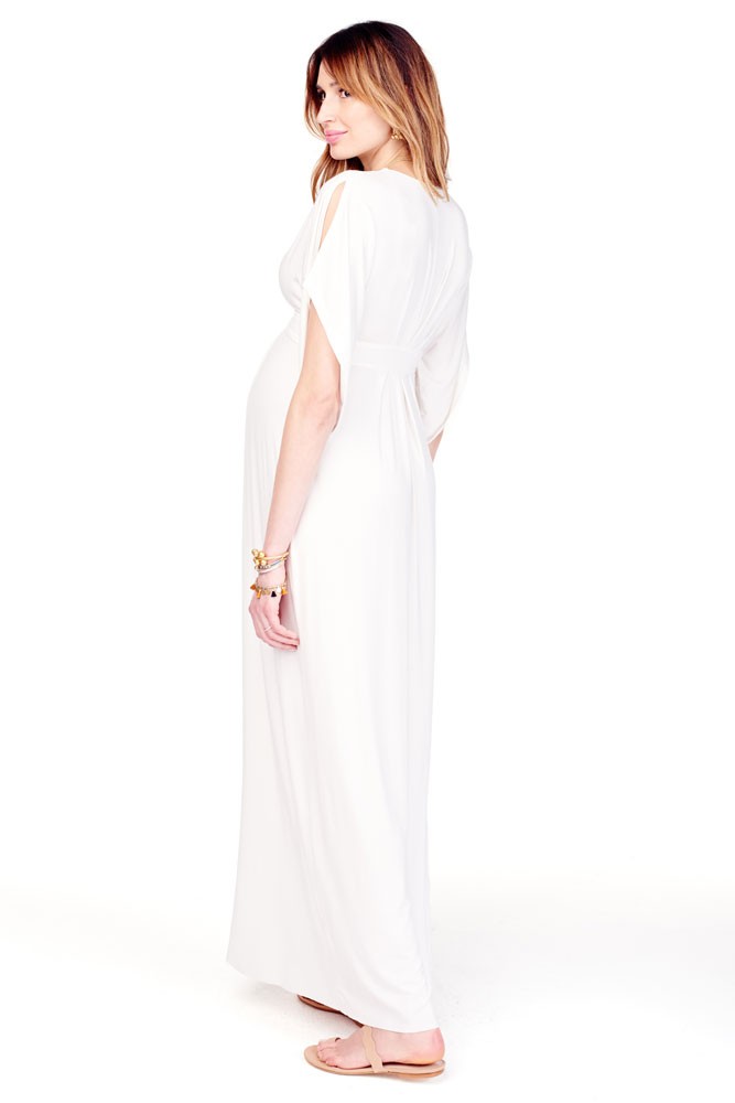 white chiffon maxi dress Square Neckline Long Sleeve White Chiffon Maxi Party Dress  Sassymyprom