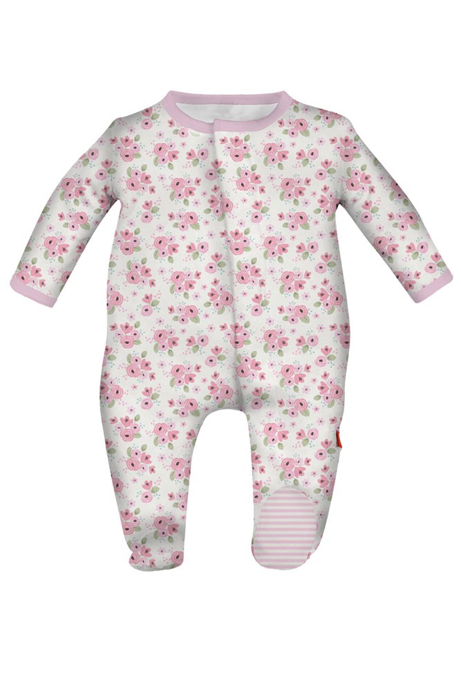 Magnificent Baby Magnetic Me™ Baby Girl Footie (Kensington Floral)