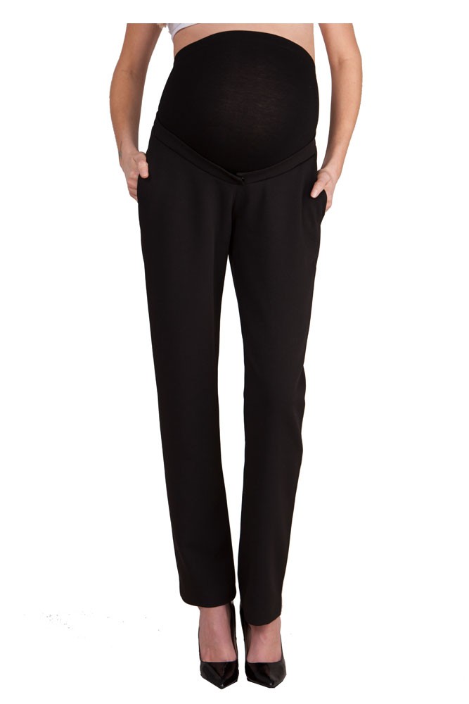 Seraphine Charlyn Ponte Maternity Trousers (Black)