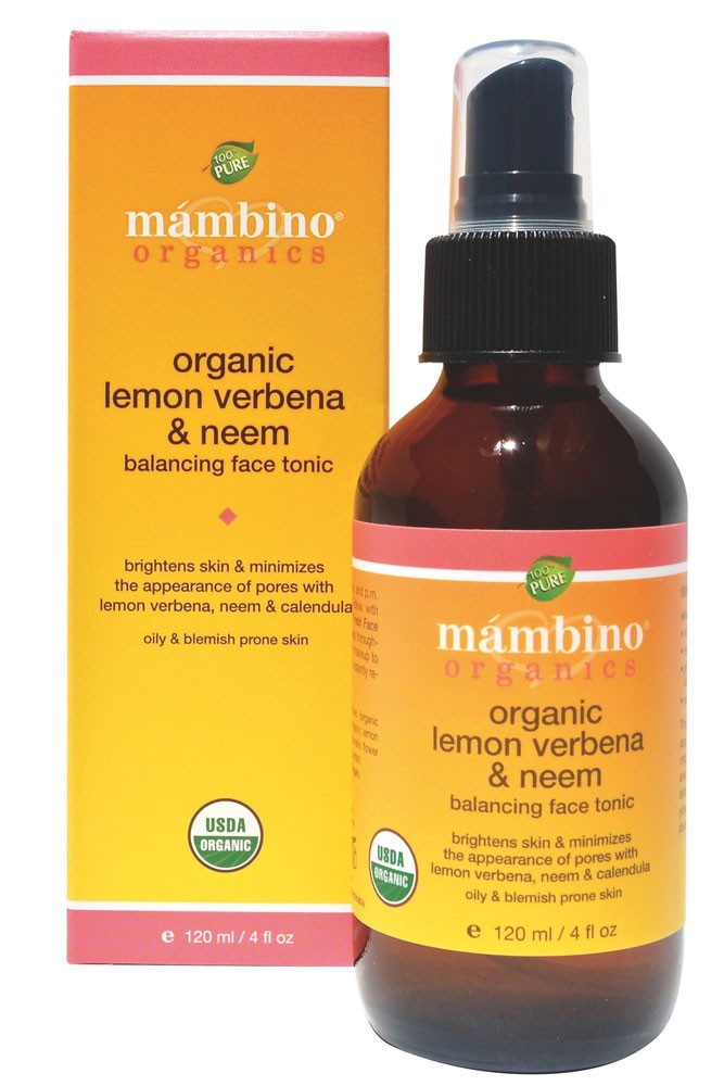 Mambino Organics Lemon Verbena & Neem Balancing Face Tonic