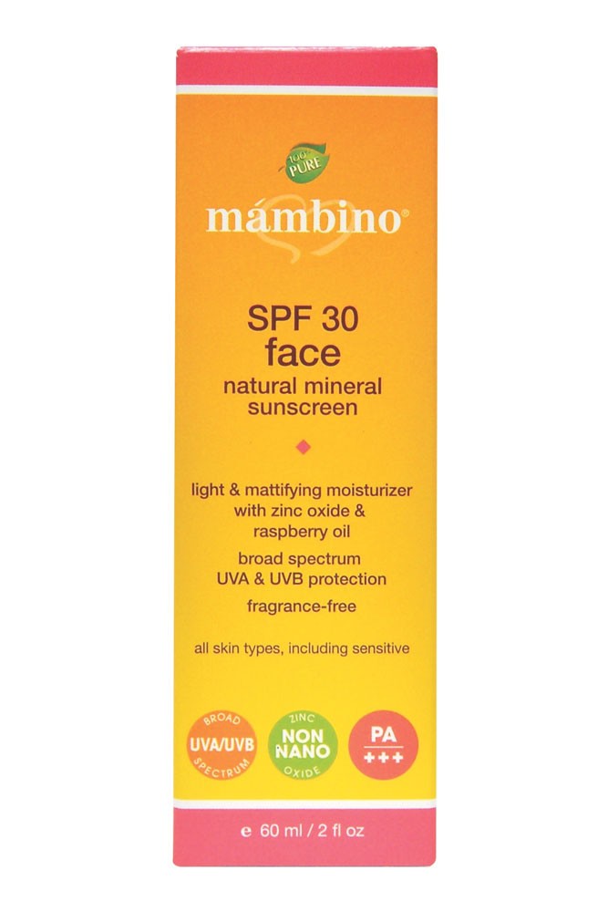 Mambino Organics SPF 30 Face Natural Mineral Sunscreen