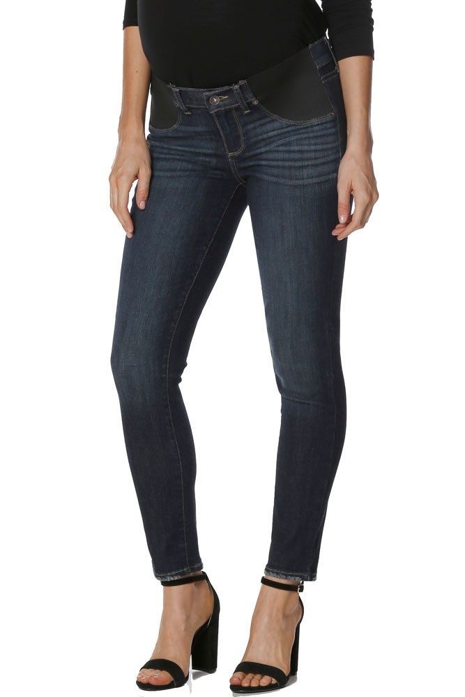 Paige Denim Verdugo Ankle Maternity Jeans with Elastic Inset (Revere)
