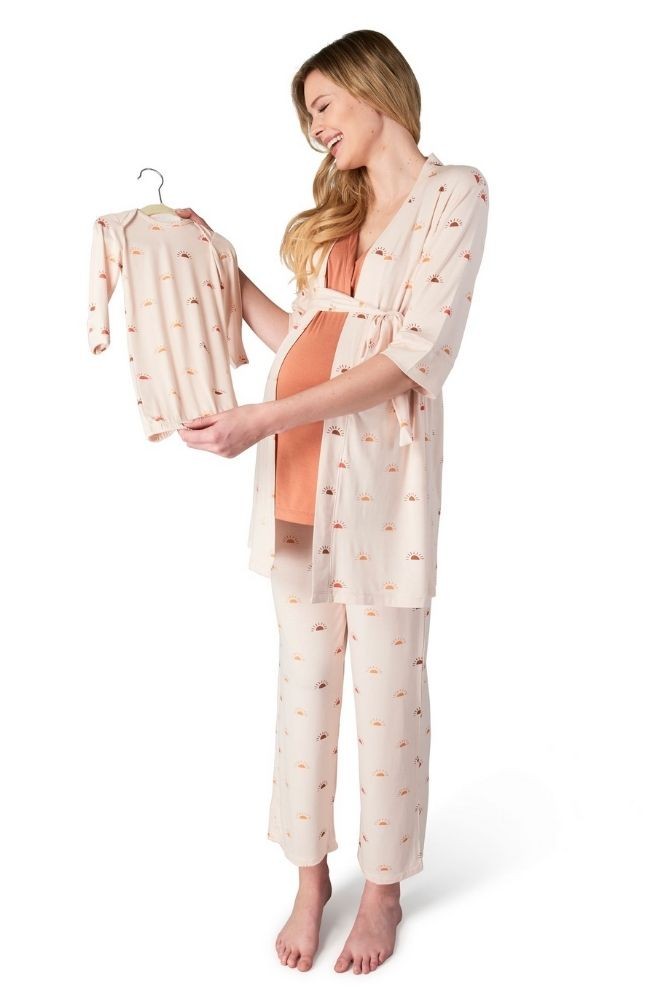 Nursing Top and Shorts Sleep Maternity Pajama Set - Isabel Maternity by  Ingrid & Isabel™ Black L