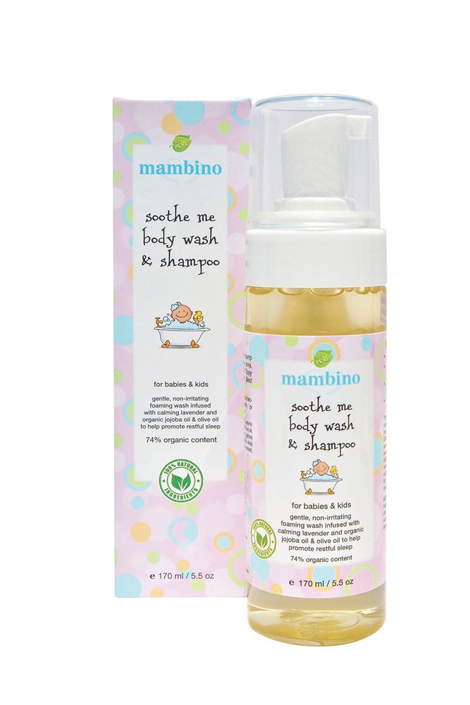 Mambino Organics Soothe Me Baby-Kids Body Wash & Shampoo (5.5oz/170ml)