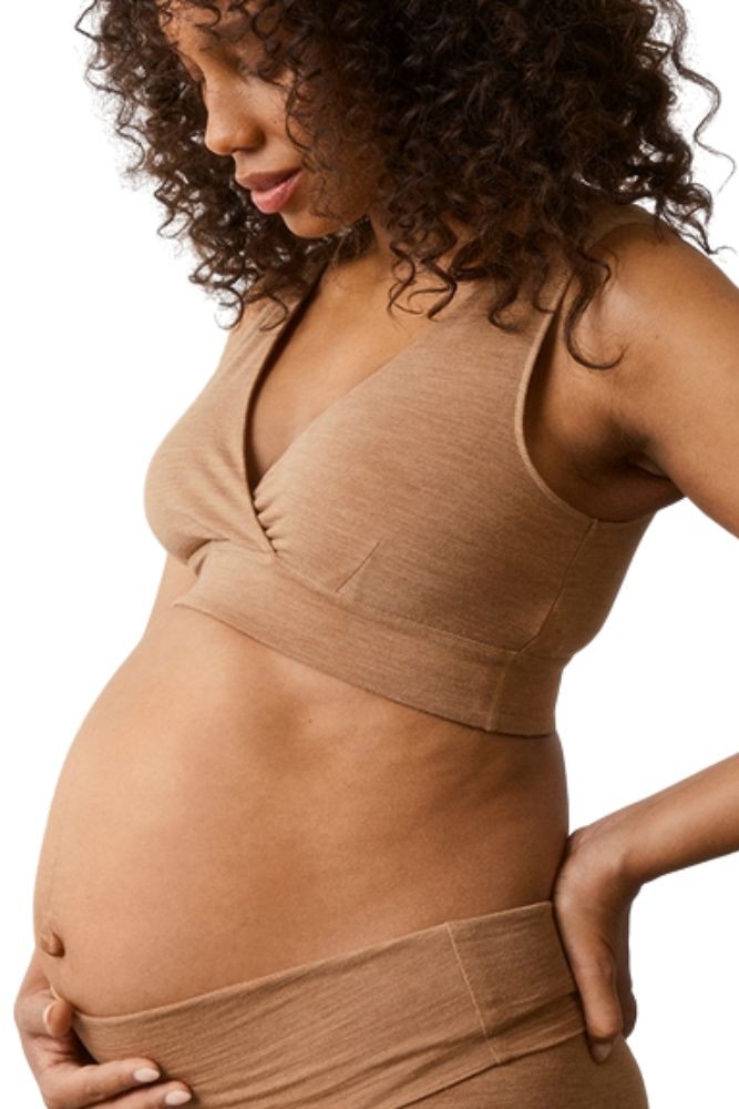 CHARMING Grey triangle Maternity breastfeeding bra, Bras