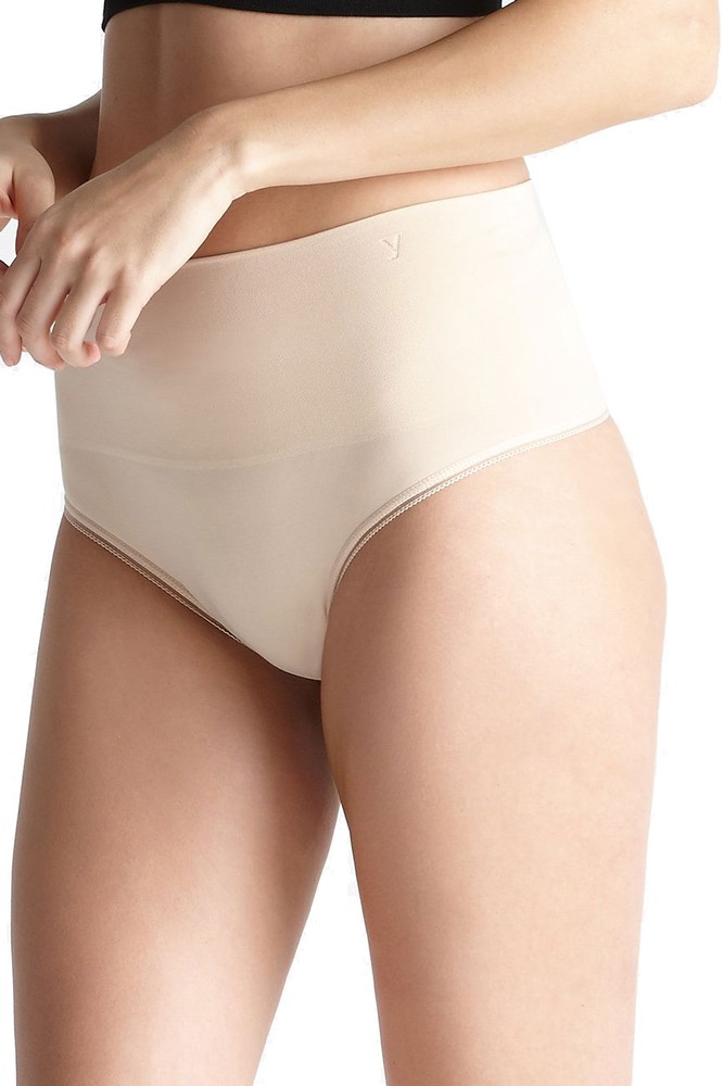 Yummie Ultralight Seamless Shaping Thong in Frappe