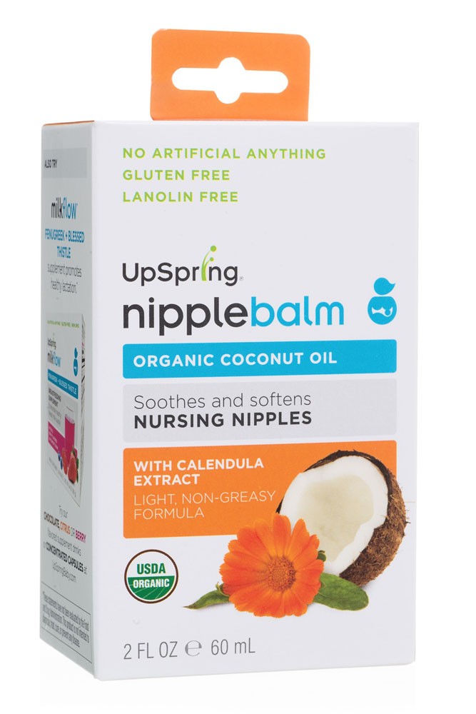 UpSpring Organic Coconut Oil Nipple Balm 1.8 oz