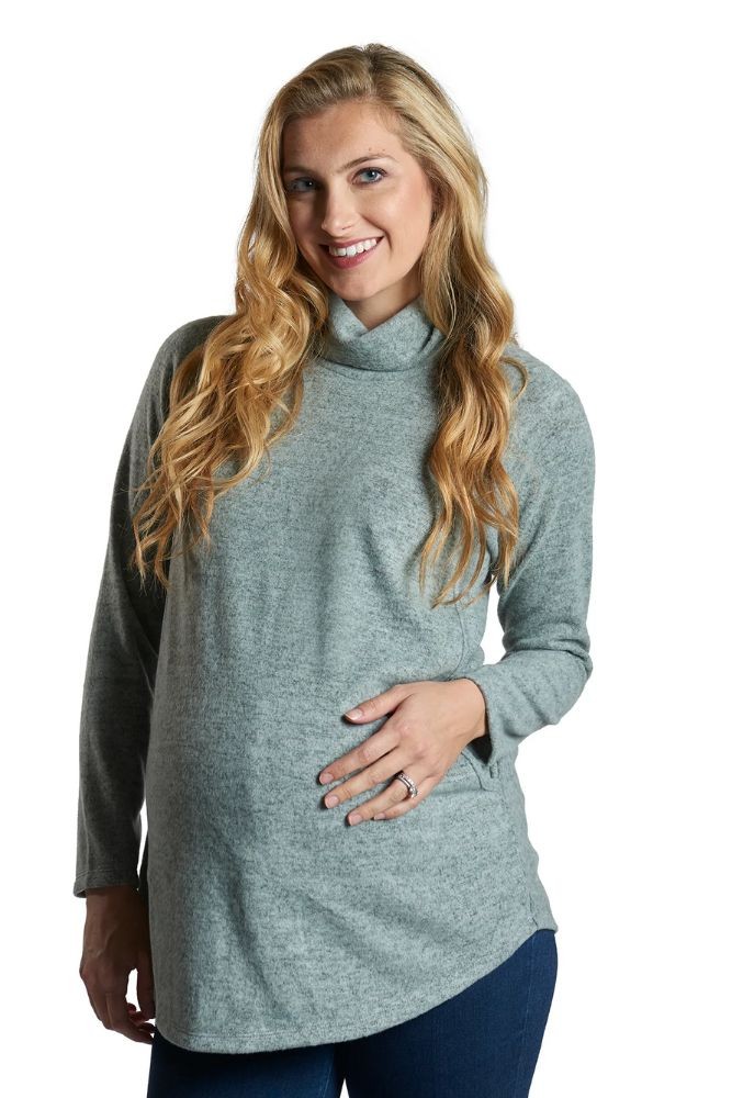 Teresa Maternity & Nursing Sweater (Dusty Sage)