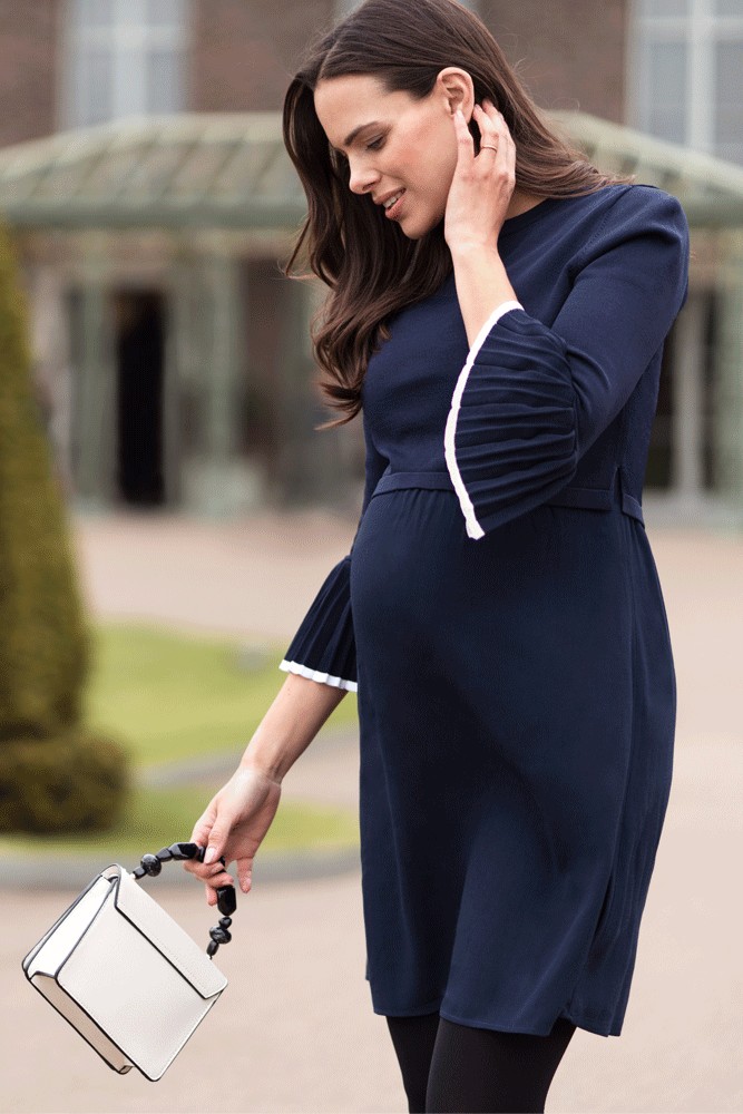 Ponte Maternity & Nursing Dress