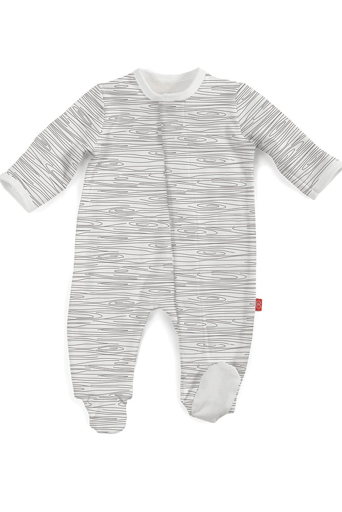 Magnificent Baby Magnetic Me™ Organic Cotton Footie (Birch)