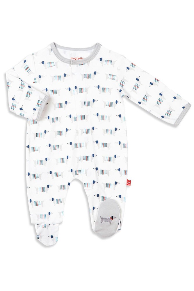 Magnetic Me™ by Magnificent Baby 100% Organic Cotton Footie (Sweater Weather)