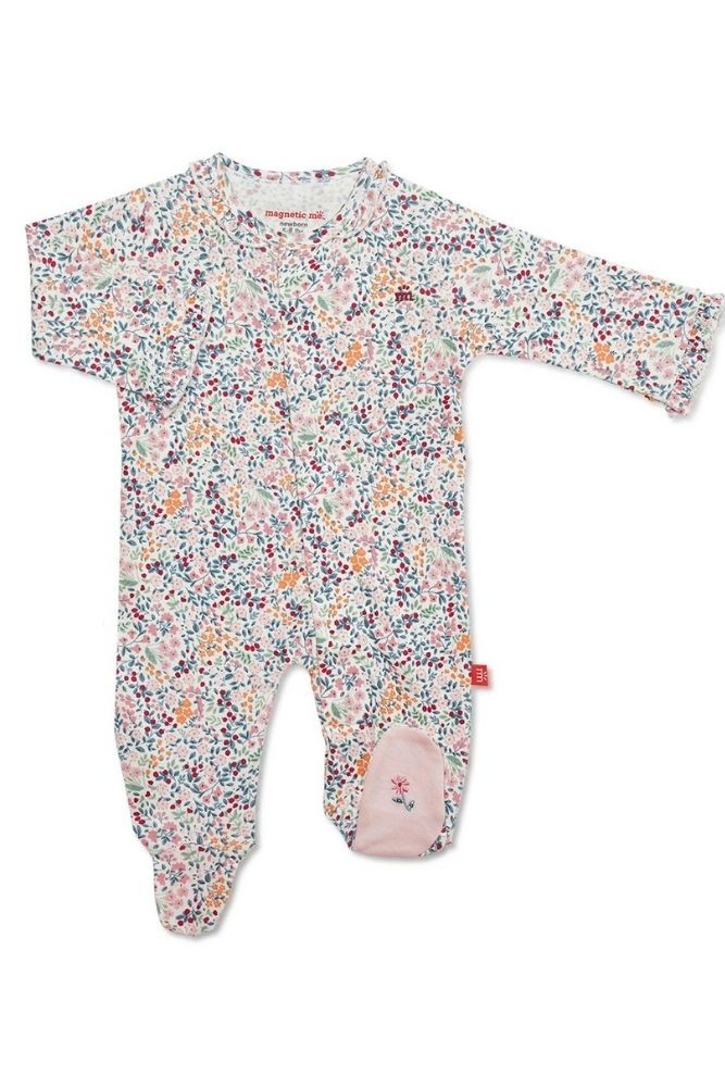 Magnetic Me™ 100% Organic Cotton Magnetic Baby Footie (Sheffield)