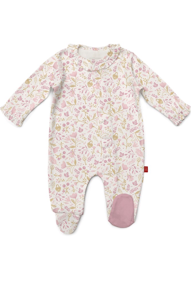Magnificent Baby Magnetic Me™ Cotton Holly Beary Footie (Holly Beary)
