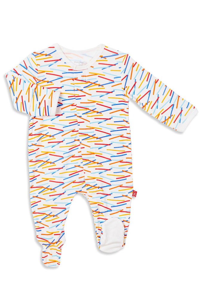 Magnetic Me™ by Magnificent Baby Modal Footie (Line Up)
