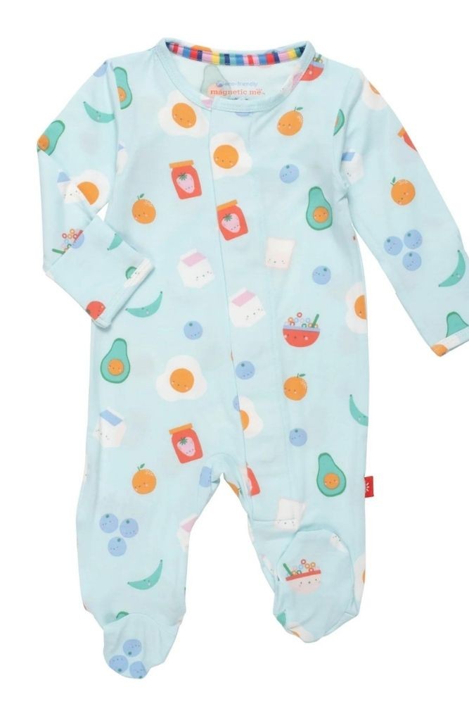 Magnetic Me™ Modal Magnetic Baby Footie (Love You Bunches)