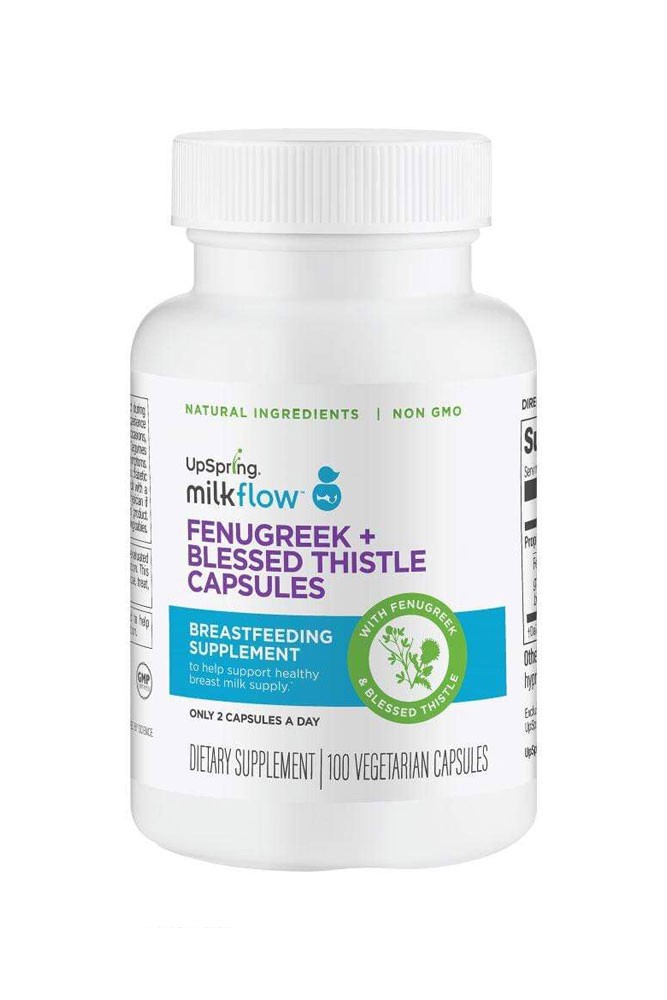 Milkflow Fenugreek & Blessed Thistle Concentrated Capsules 100 ct