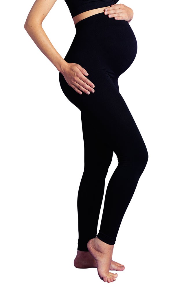 Carriwell Seamless Support Maternity Leggings (Black)