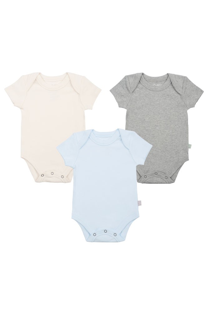 Organic cotton 3-pack cami bodysuit - Baby