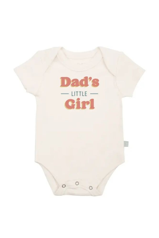 Finn + Emma Graphic Organic Bodysuit (Dads Little Girl)