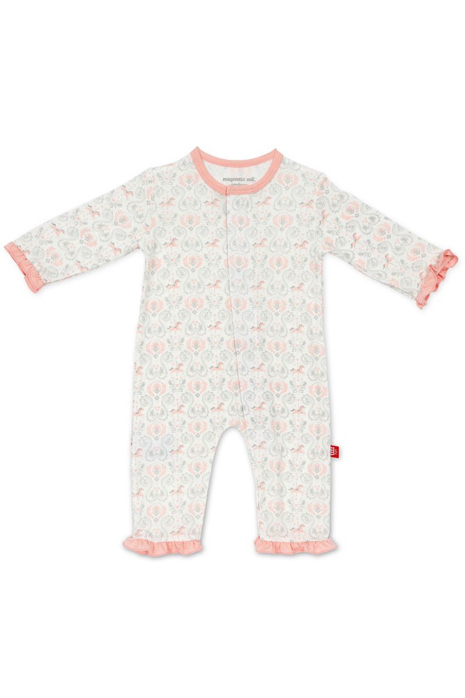 Magnetic Me™ Modal Magnetic Baby Coveralls (Carousel)