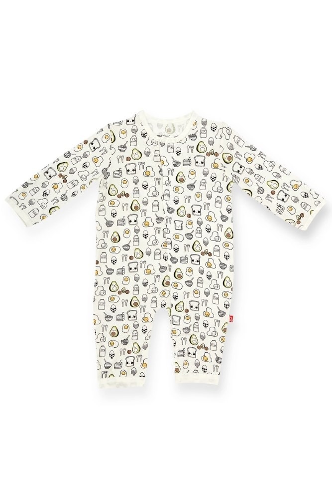 Magnetic Me™ Modal Magnetic Baby Coveralls (Brunch Bunch)