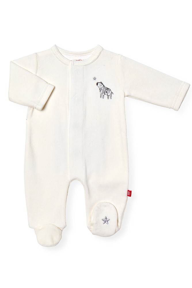Magnetic Me™ Velour Magnetic Baby Footie (Little Ones)