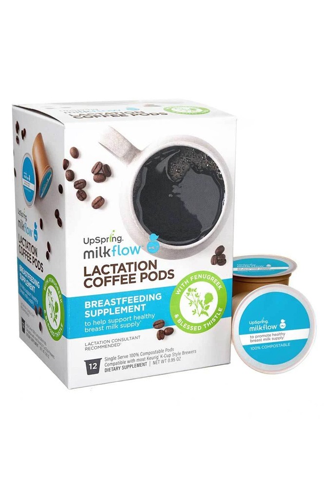 Upspring Milkflow Fenugreek and Blessed Thistle Lactation Coffee Pods