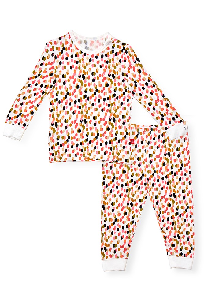 Magnetic Me™ Modal Toddler Magnetic Pajama Set (Confetti)