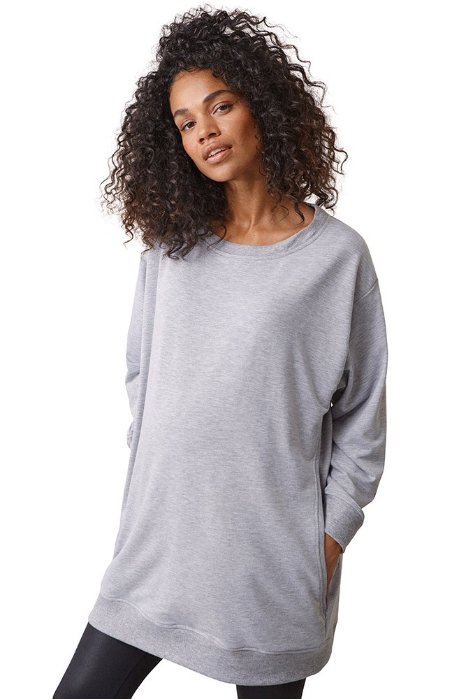 Boob Design BFF Sweatshirt (Grey Melange)