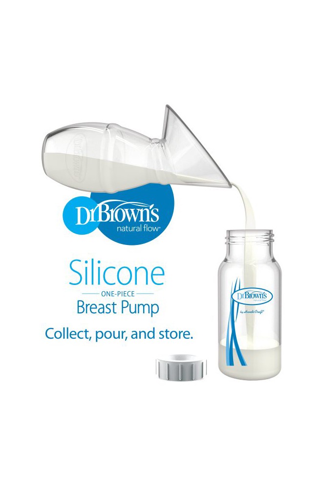 Dr Brown's Breast Pump, Silicone, One-Piece