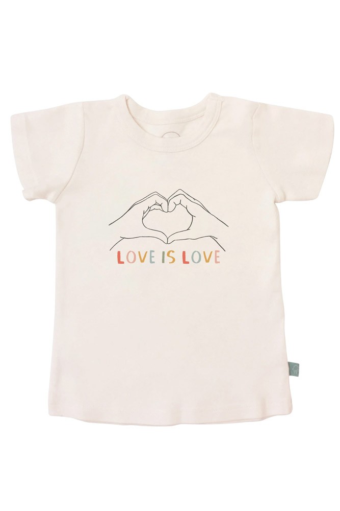Finn + Emma Organic Cotton Graphic Tee (Love is Love)