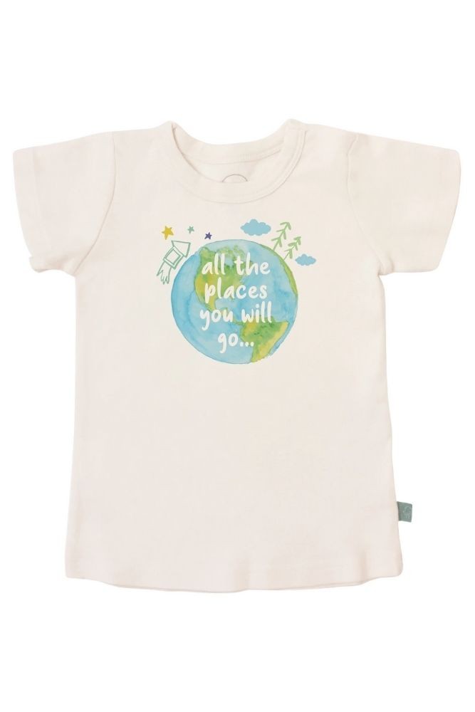 Finn + Emma Organic Cotton Graphic Tee (Places You Will Go)