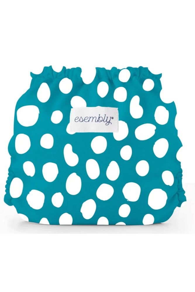 Esembly Cloth Diaper Outer Reusable Diaper Cover & Swim Diaper - Dapple Dot  - Size 2