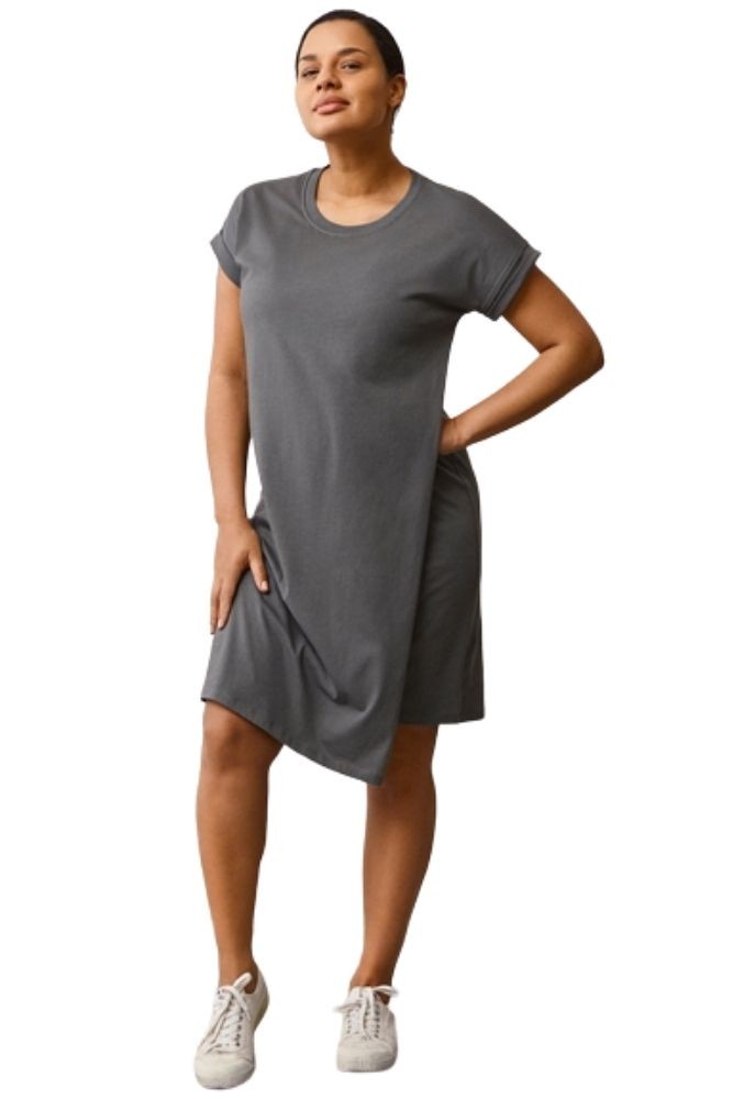 The Shirt Dress - Made with Organic Cotton (Willow Green)
