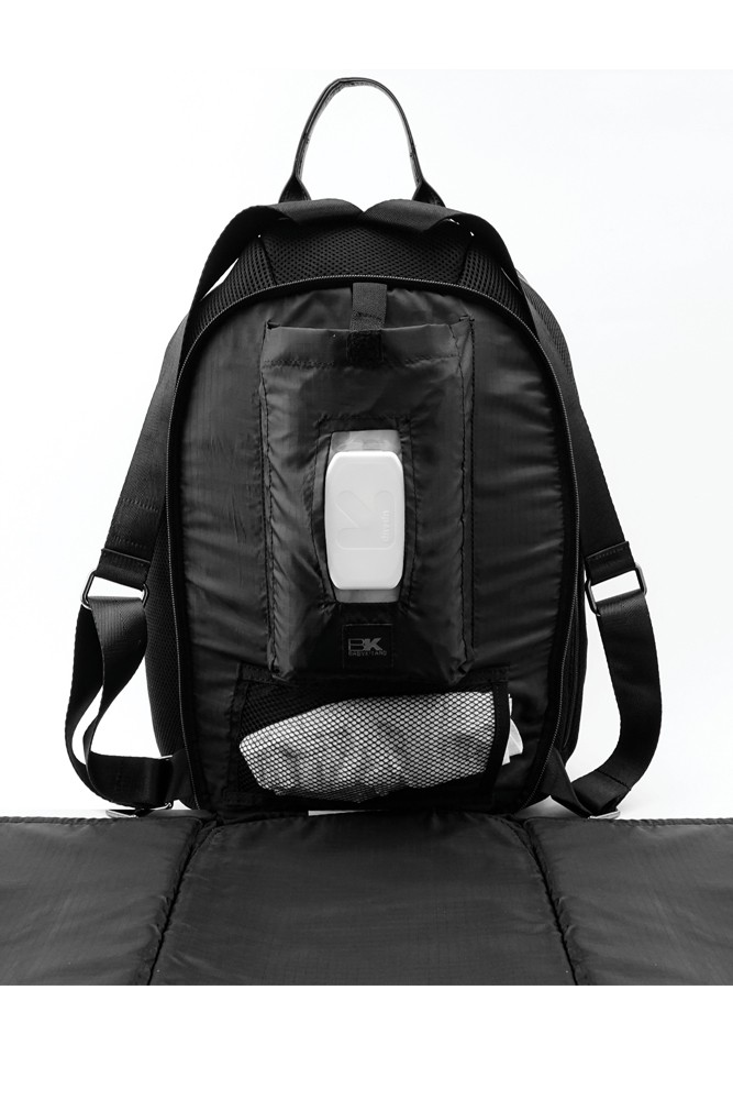 Baby K'tan Sojourn Backpack Diaper Bag in Black Mesh