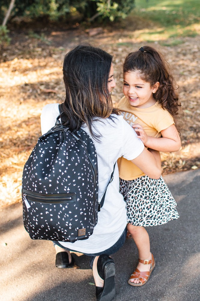 Baby K'tan Sojourn Backpack Diaper Bag in Black Mesh