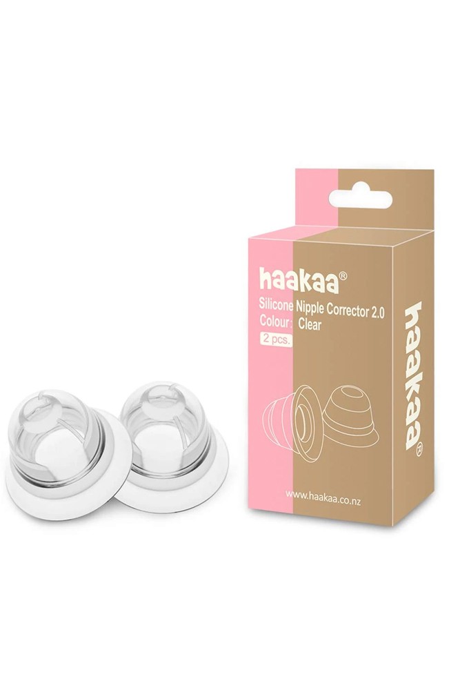Haakaa Silicone Inverted Nipple Aspirators, 2 pk.