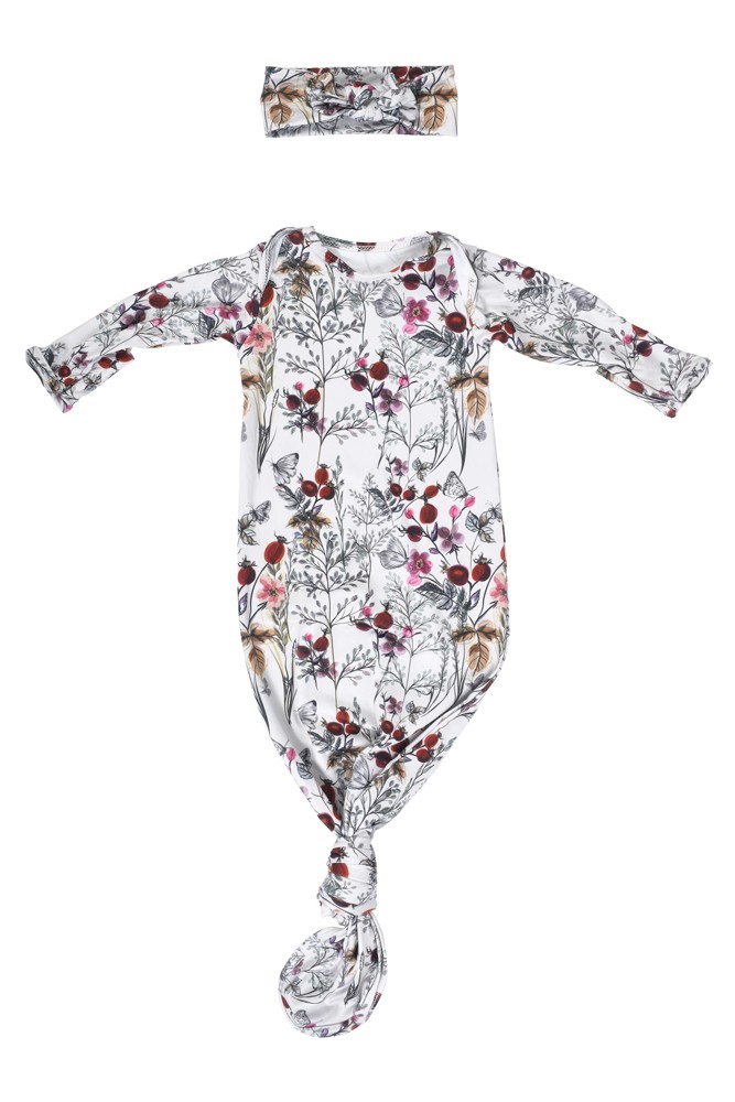 Floral Mommy Labor and Delivery/ Nursing Gown – Three Little Tots