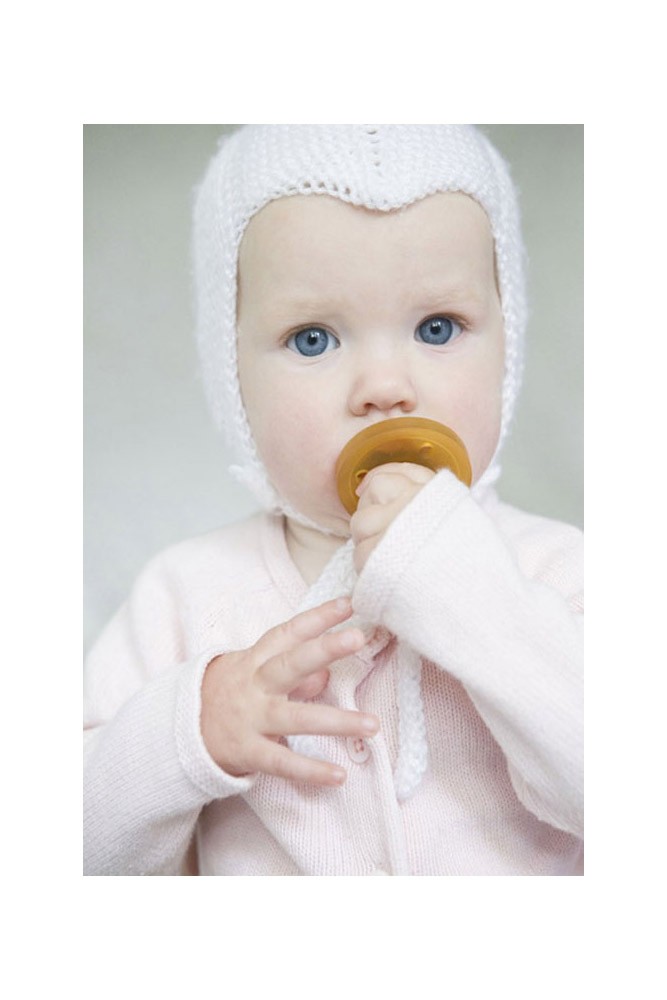 Natursutten Original Natural Rubber Pacifier Rounded in Natural