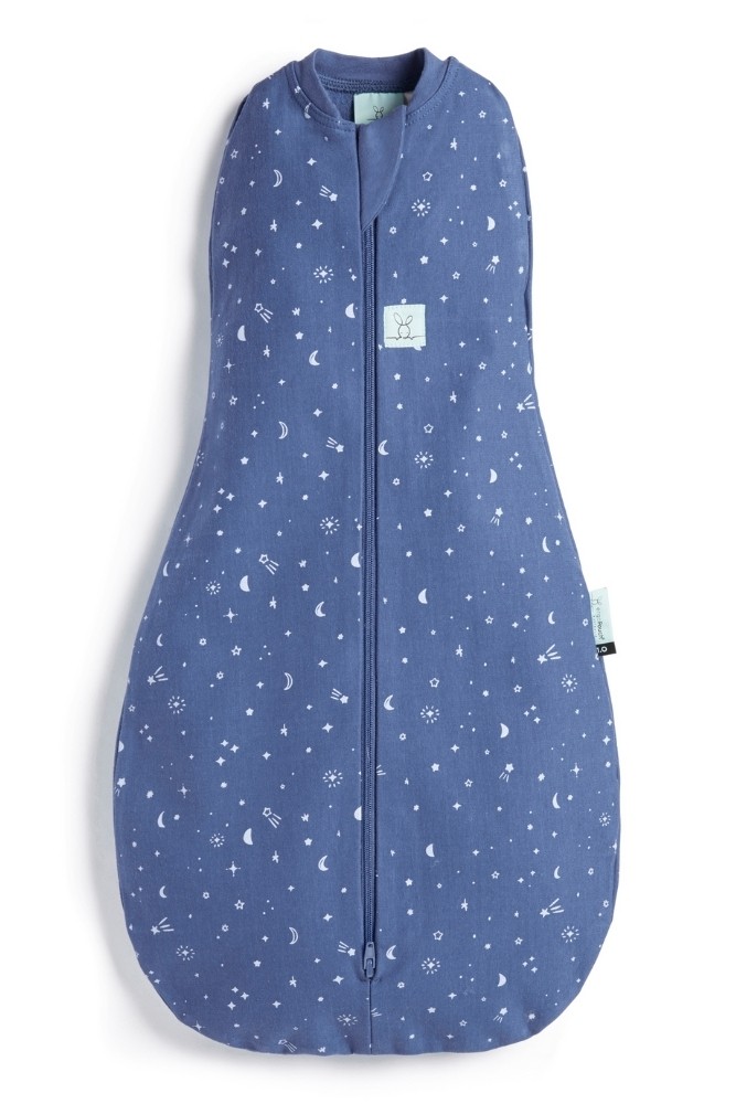 ergoPouch Organic Cotton Cocoon Swaddle Bag (1.0 Tog) (Night Sky)